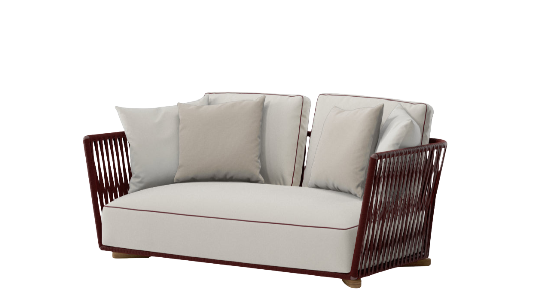 Sofá de 2 plazas Grand Bitta | Cuerda Z14 | Cojín de asiento 03L