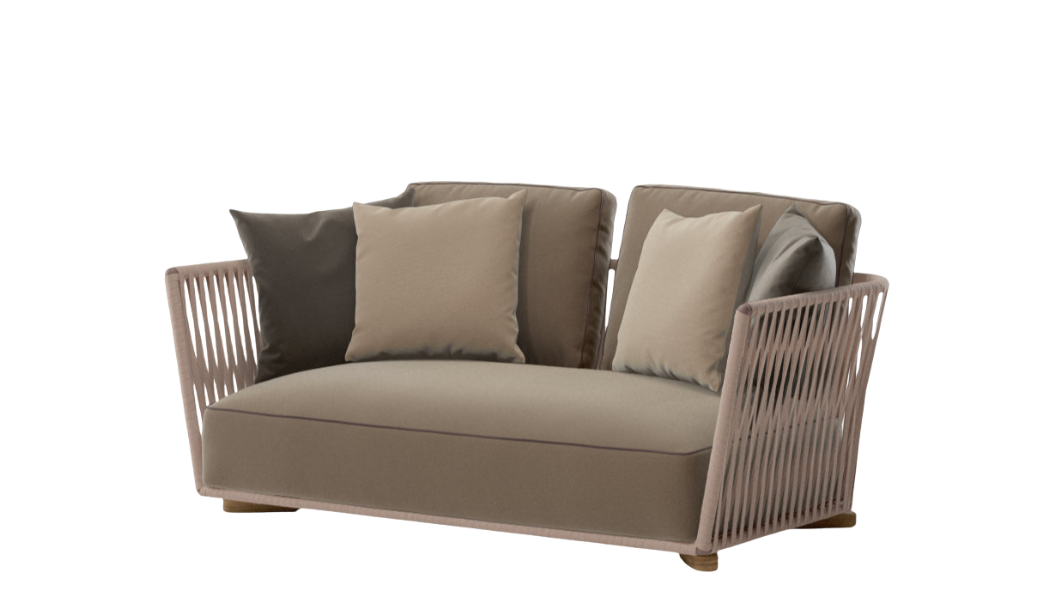 Sofá de 2 plazas Grand Bitta | Cuerda Z14 | Cojín de asiento 03L