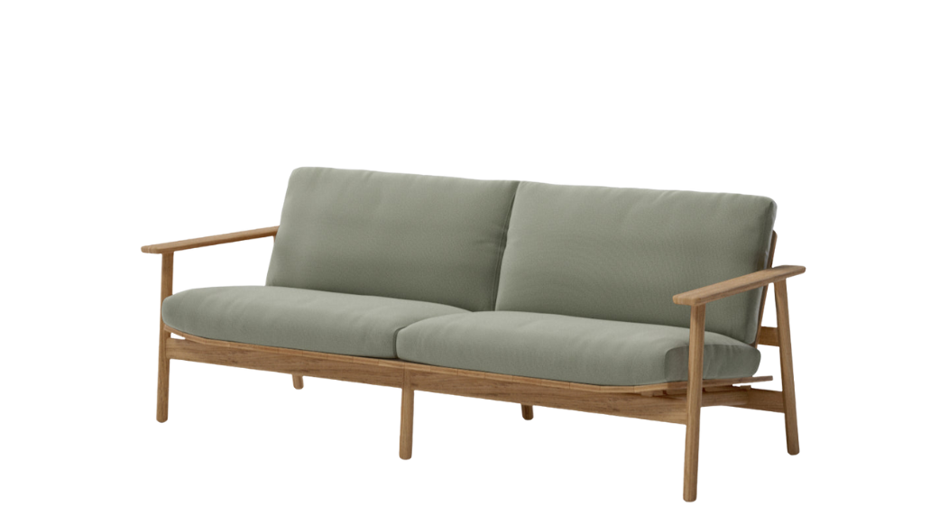 Living Riva 3-Seater Outdoor Sofa | 22L Seat Cushion