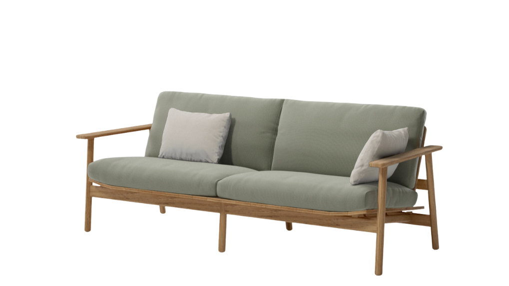 Living Riva 3-Seater Outdoor Sofa | 22L Seat Cushion