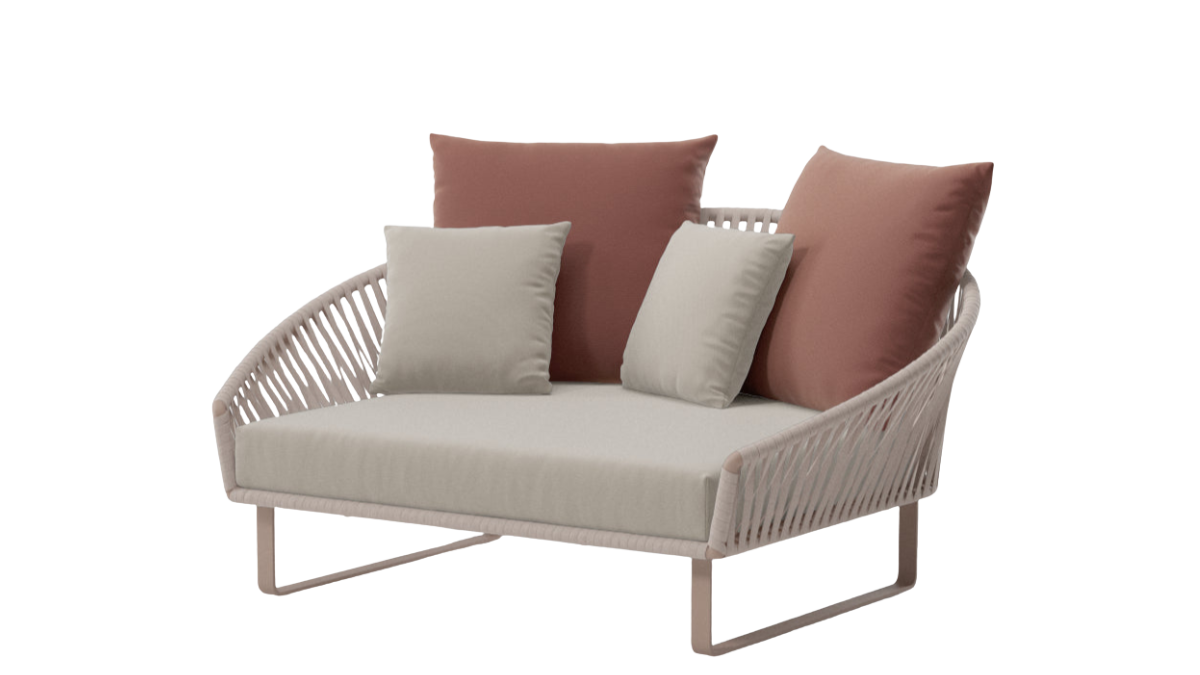 Daybed Bitta Bela Rope | Aluminum foot 07C | Z06 Rope