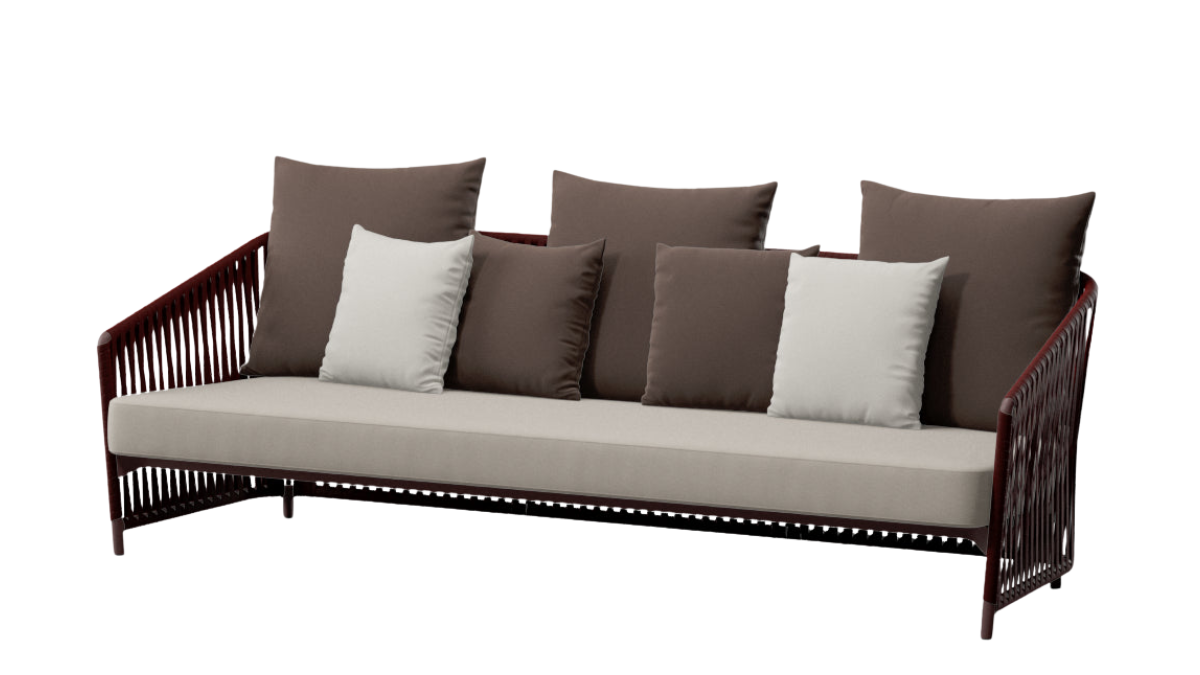 Bitta Lounge Bela Rope 3-Seater Sofa | Rope Z14 | Seat 07L