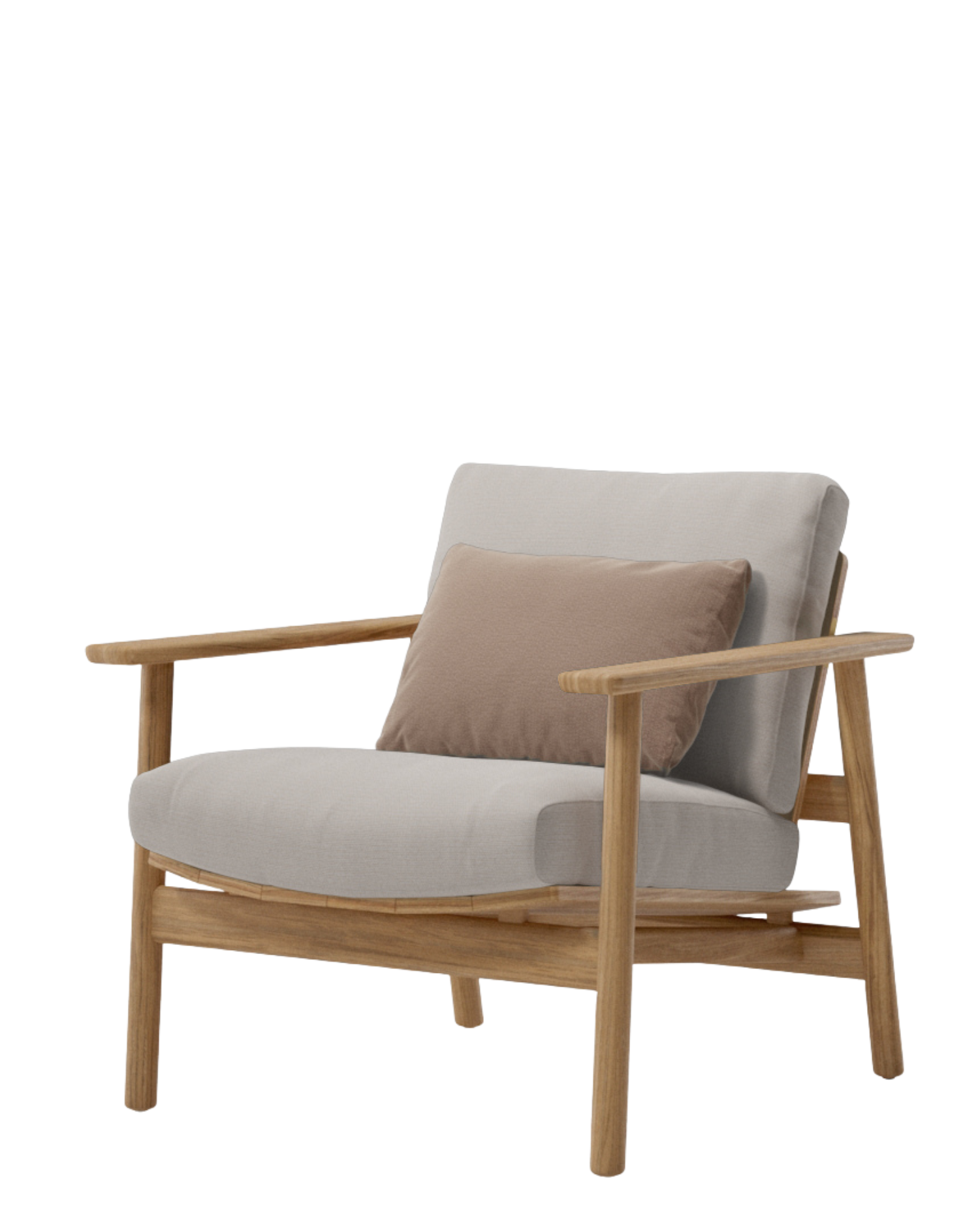 Sillón de 1 plaza Riva | Asiento 61L | Cojín decorativo 14L