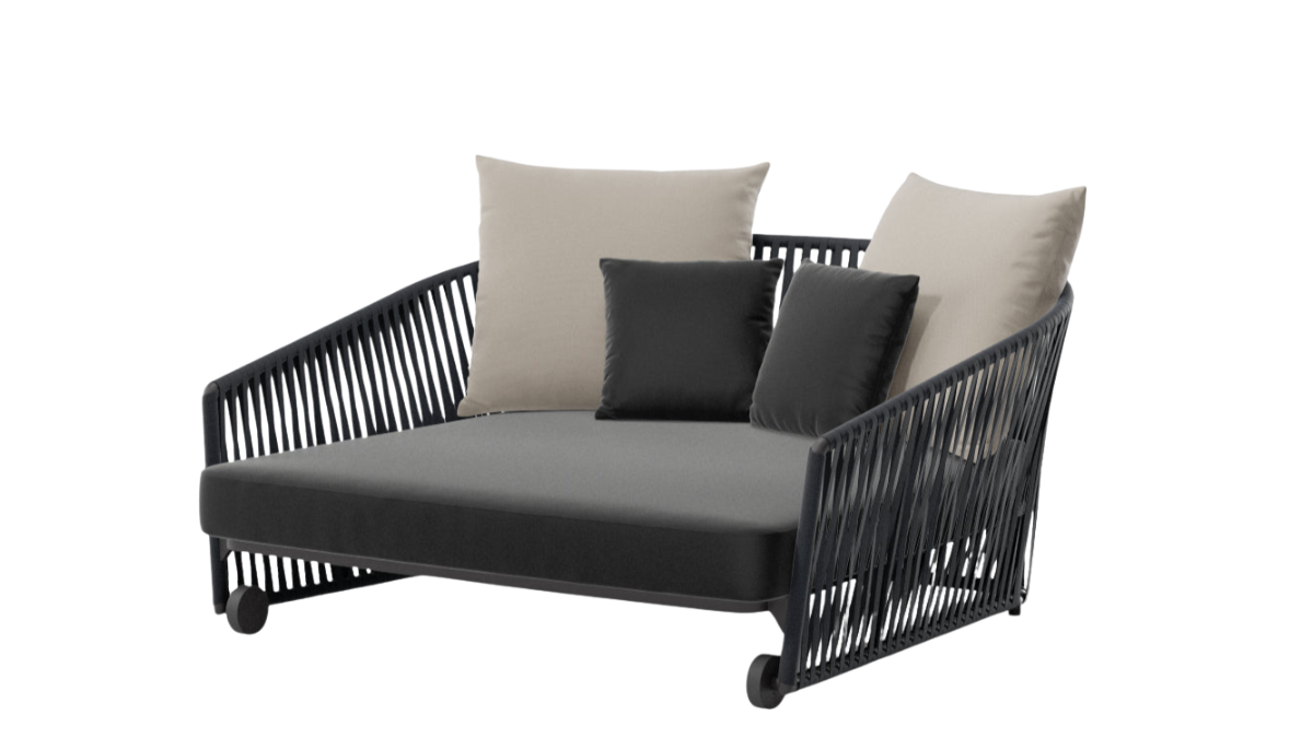 Bitta Lounge Daybed | Z01 Rope | 01L Seat | 01L Cushions