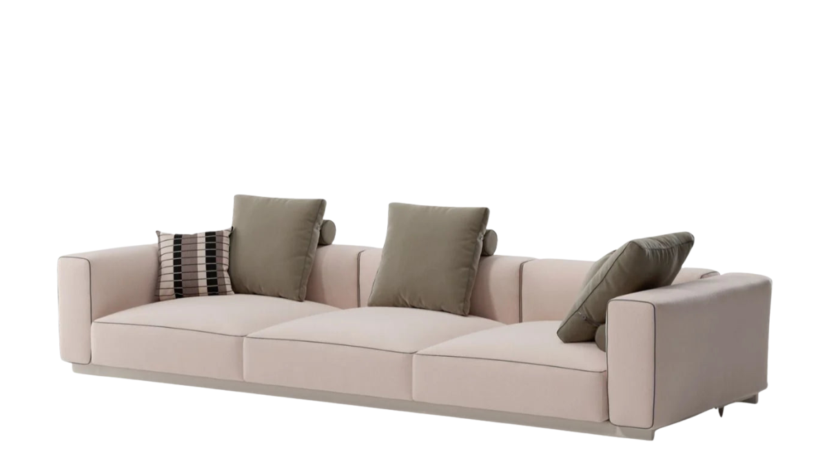 Molo XL 3-seater sofa | Low leg L03 | Aluminum frame 04C