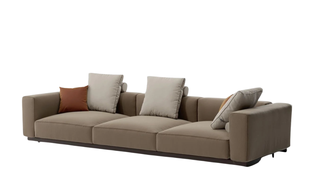 Molo XL 3-seater sofa | Low leg L03 | Aluminum frame 04C