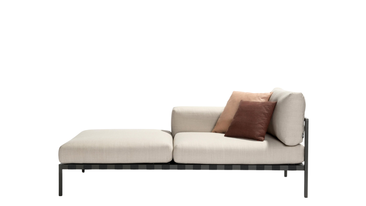 Meridienne Stand-Alone Outdoor Sofa Natal Alu