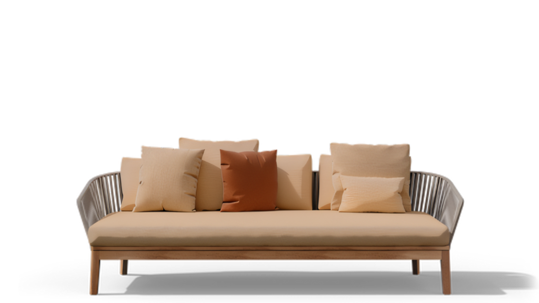 Sofá de exterior de 3 plazas Mood