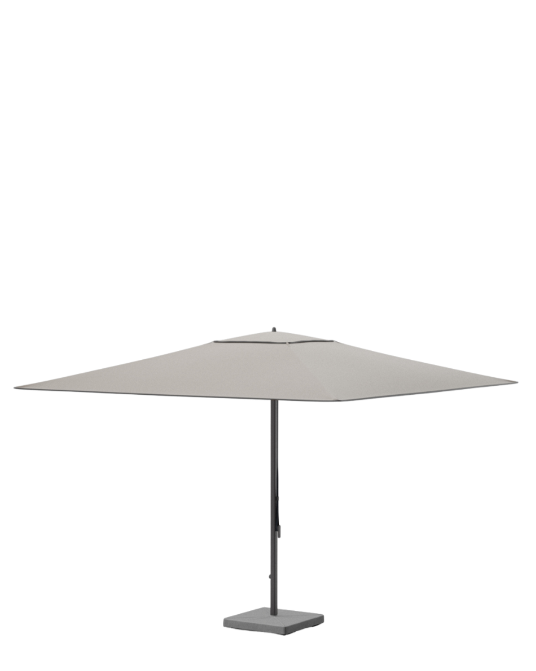Meteo Telescopic Parasol L 330 × 330 | Aluminum | Cement Base