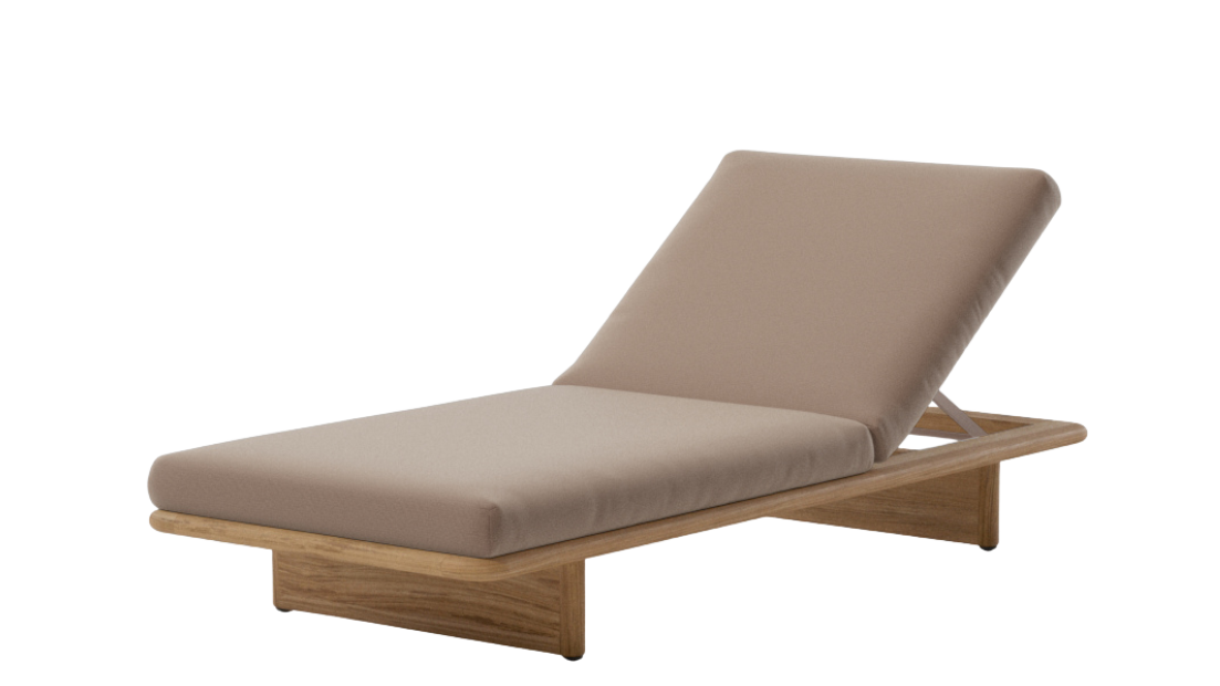 Tumbona de exterior Mesh | 14L Desert Rose Terrain Elements