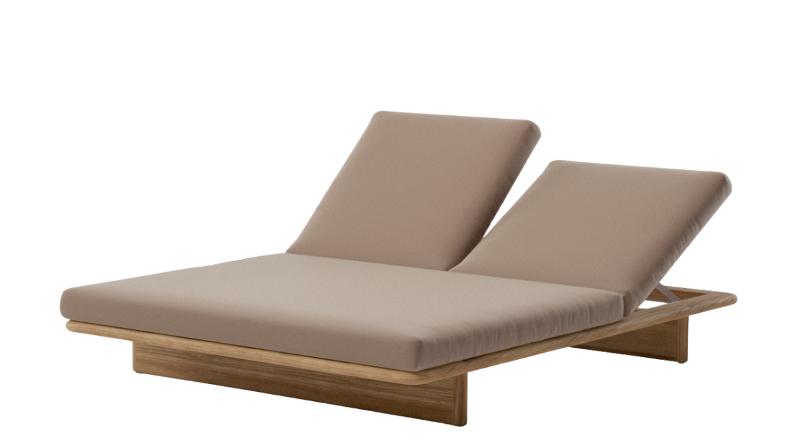 Tumbona doble para exterior Mesh | 14L Desert Rose Terrain Elements