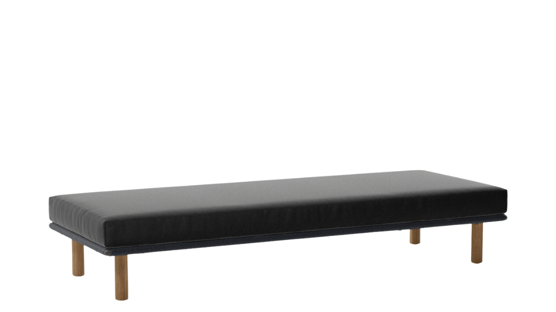 Tumbona para silla de terraza Bitta | Pie de teca T01 | Estructura Z01