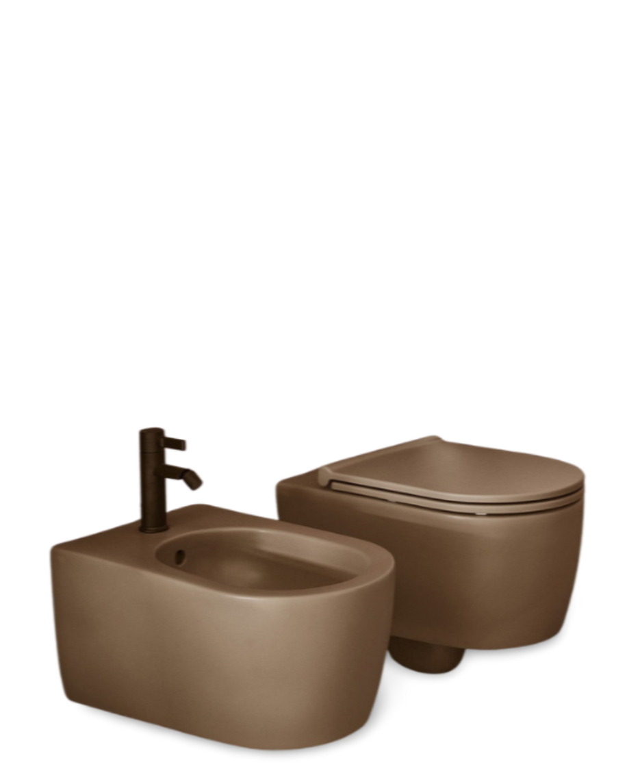 Smile 53 wall-hung toilet without flange