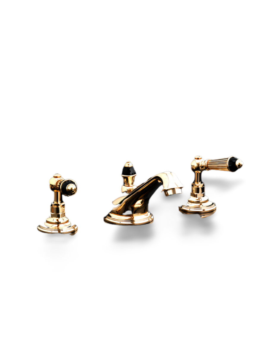 Black Diamond bathroom sink set