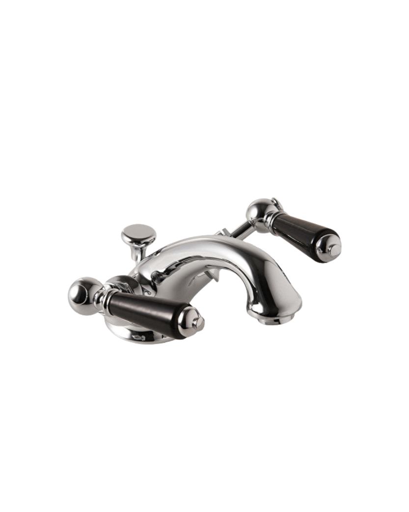 Black Dandy two-handle basin tap