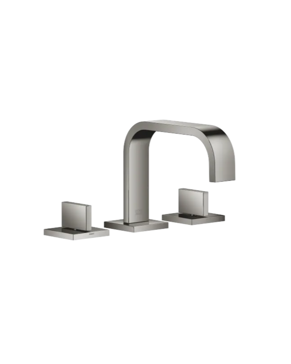 American style basin mixer with automatic valve H. 14.4 cm MEM