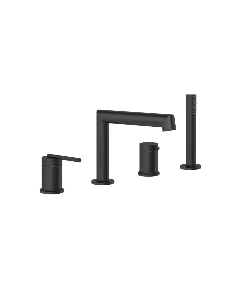 Single-lever bathtub faucet with diverter | Ingranaggio Collection