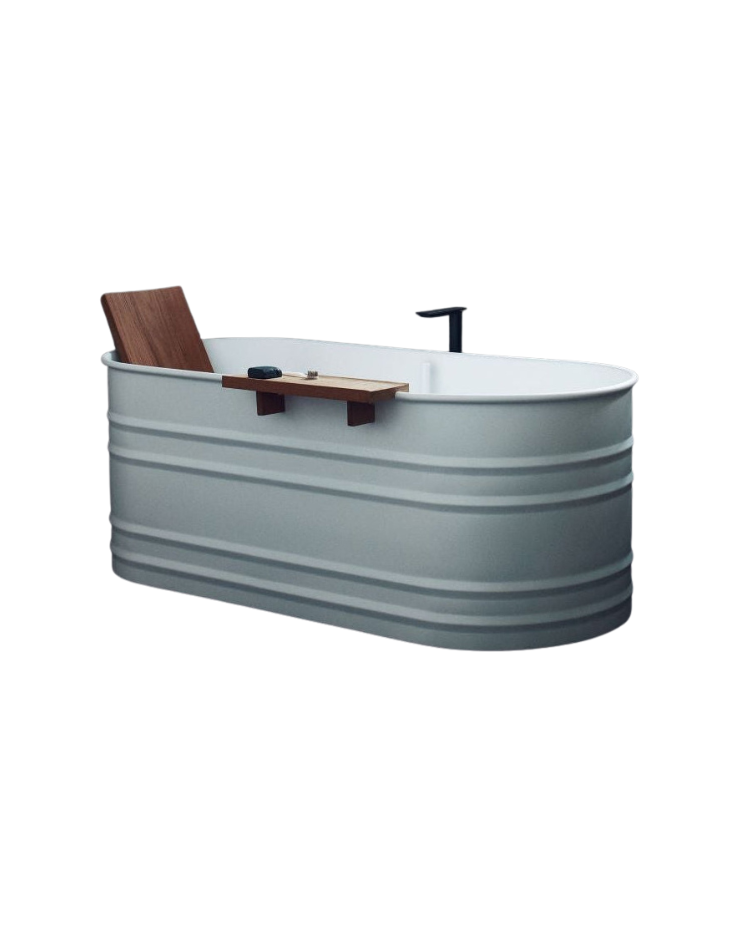 Bañera independiente de exterior inox Vieques