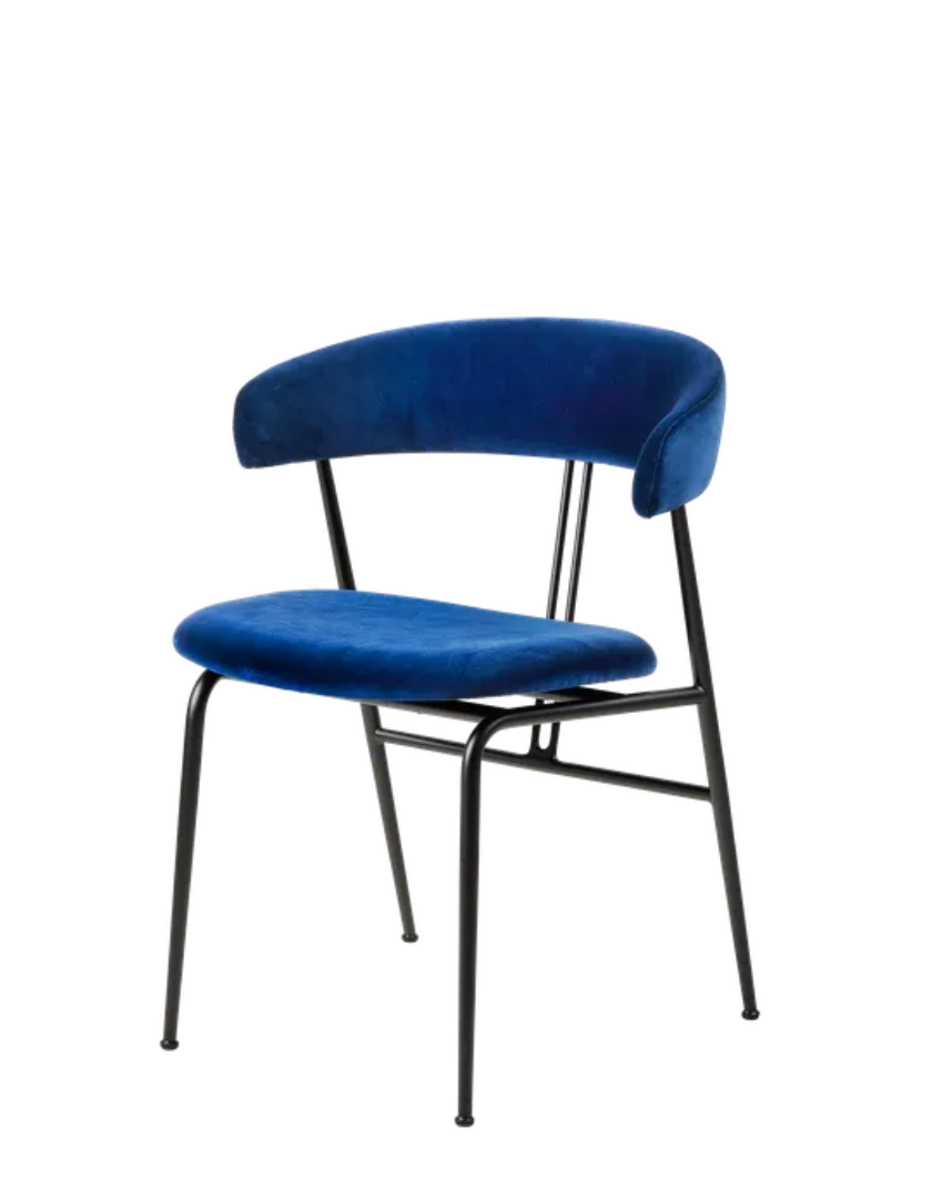 Violin Dining Chair | Velvet Dandy 606