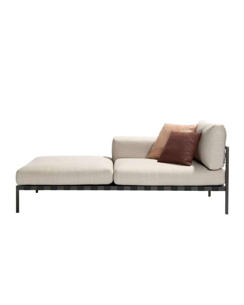 Meridienne Stand-Alone Outdoor Sofa Natal Alu