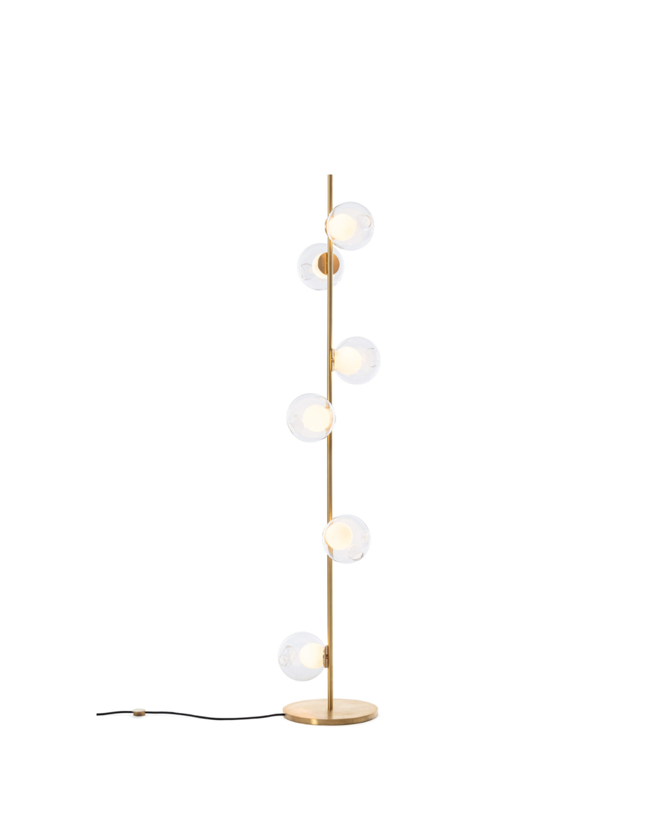 28.6 Stem Floor Lamp | Clear