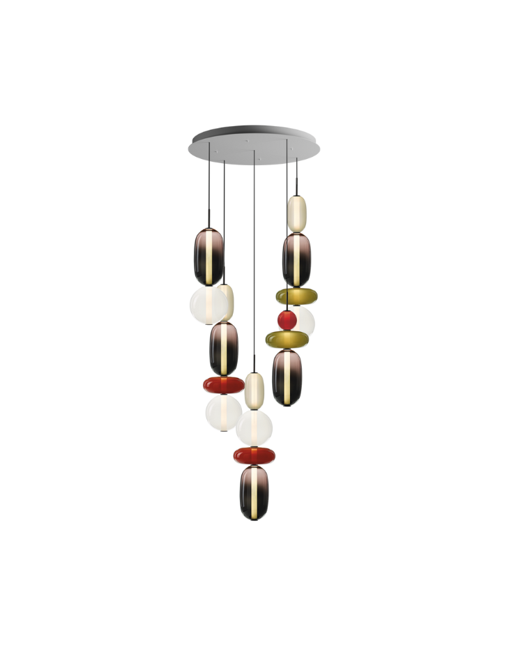 Lámpara de techo Pebbles Chandelier 5pcs