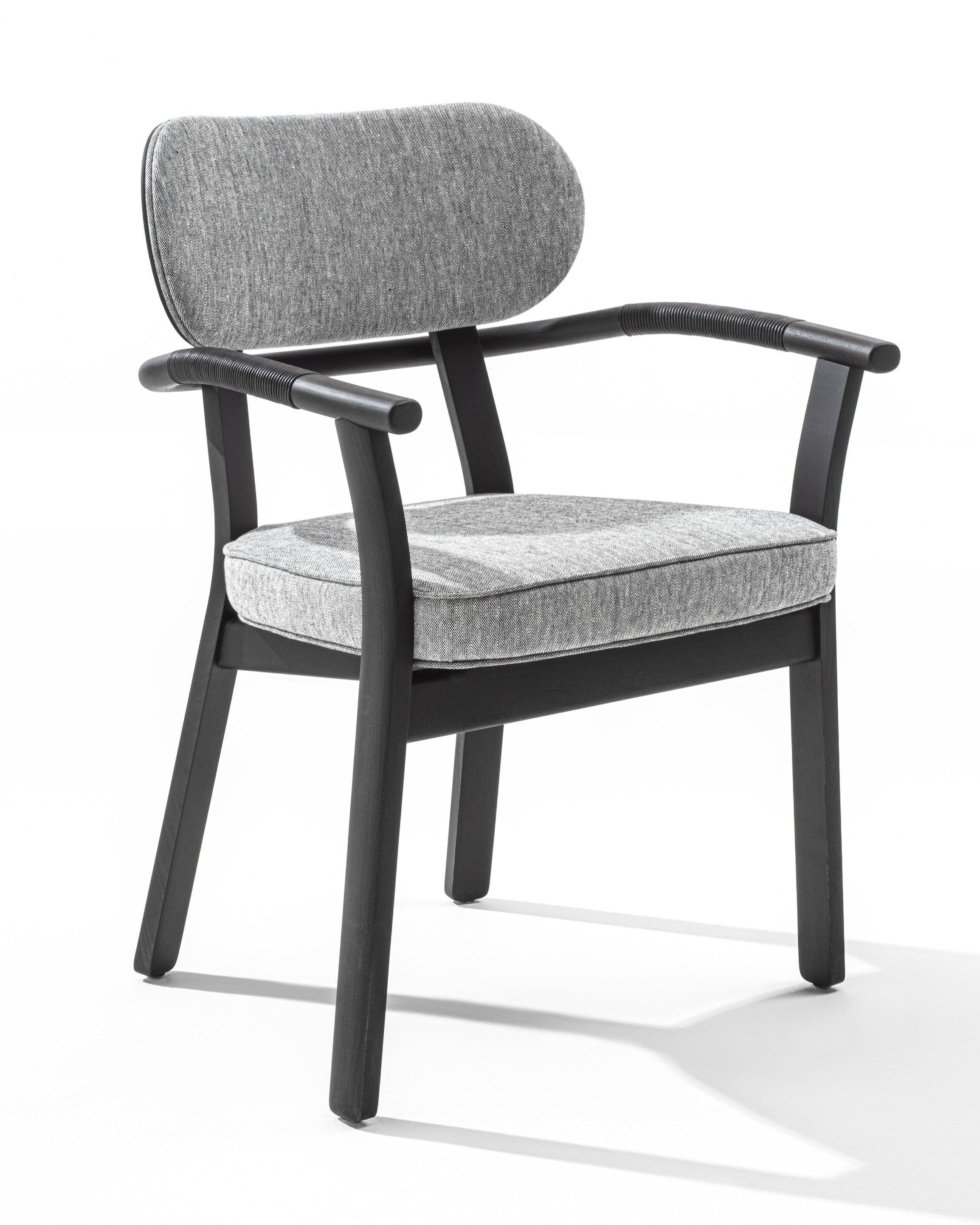 Silla de comedor Evelin con reposabrazos