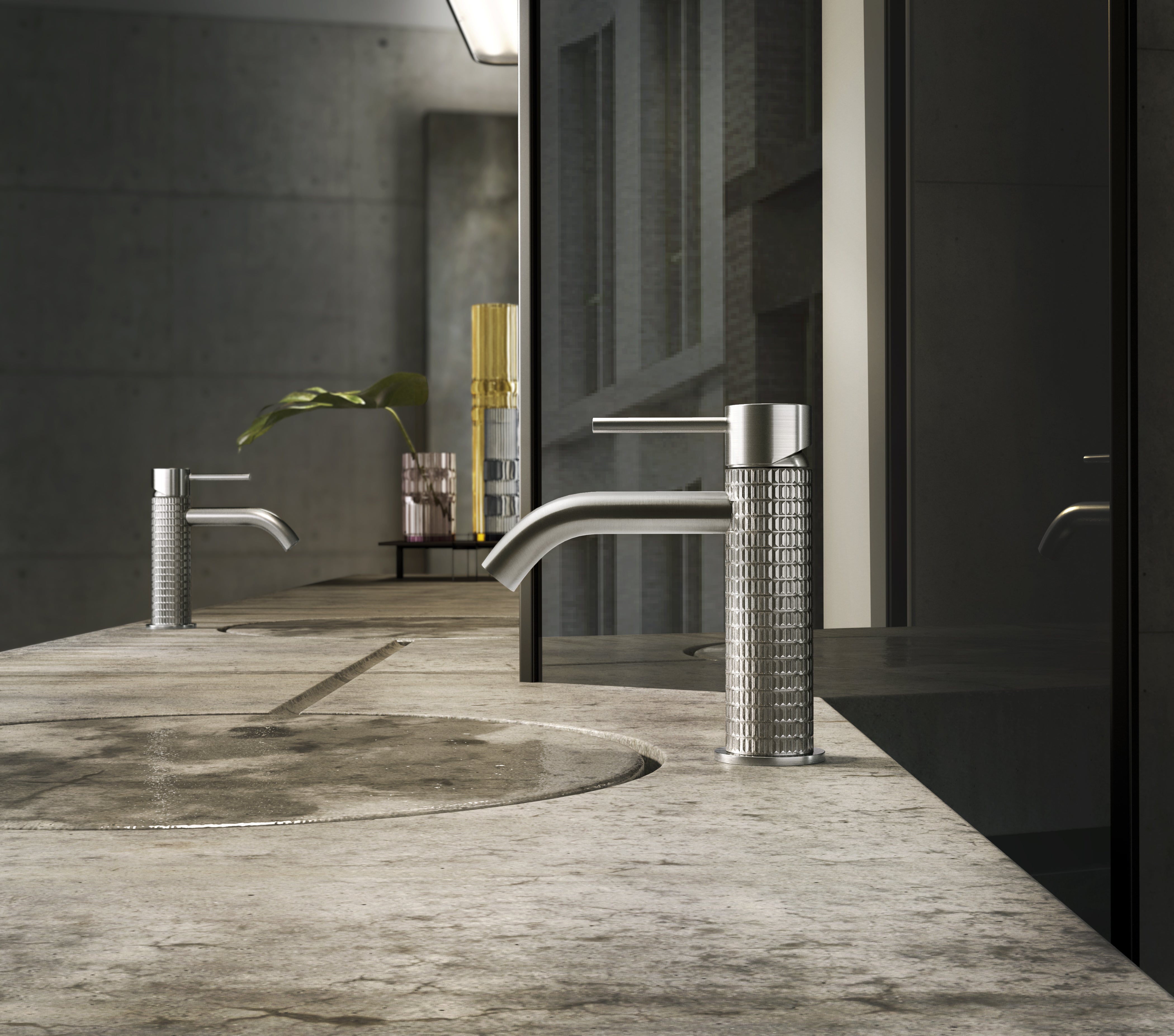 Grifería monomando de lavabo | Colección Gessi 316 Meccanica