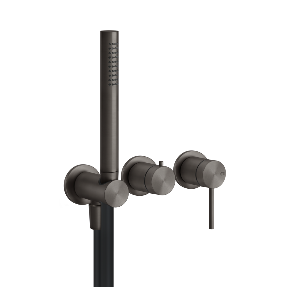 Single-lever shower mixer tap with two-way diverter | Gessi 316 Flessa Collection