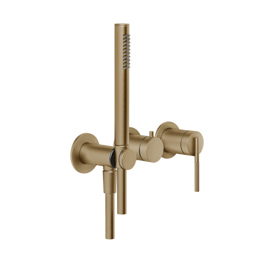 Single-lever shower faucet with two-way diverter | Ingranaggio Collection