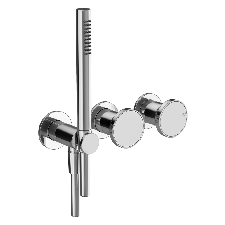Single-lever shower faucet with two-way diverter | Origini Collection