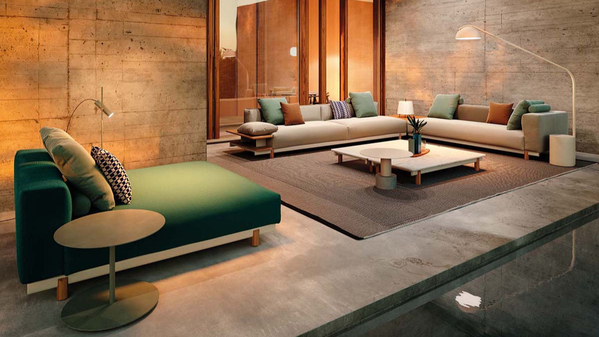 Molo 3-Seater Right Corner Sofa | Frame 01C | Teak Leg L01