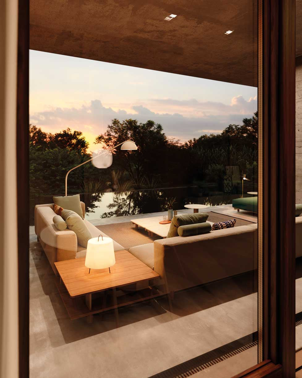 Molo 3-Seater Right Corner Sofa | Frame 01C | Teak Leg L01