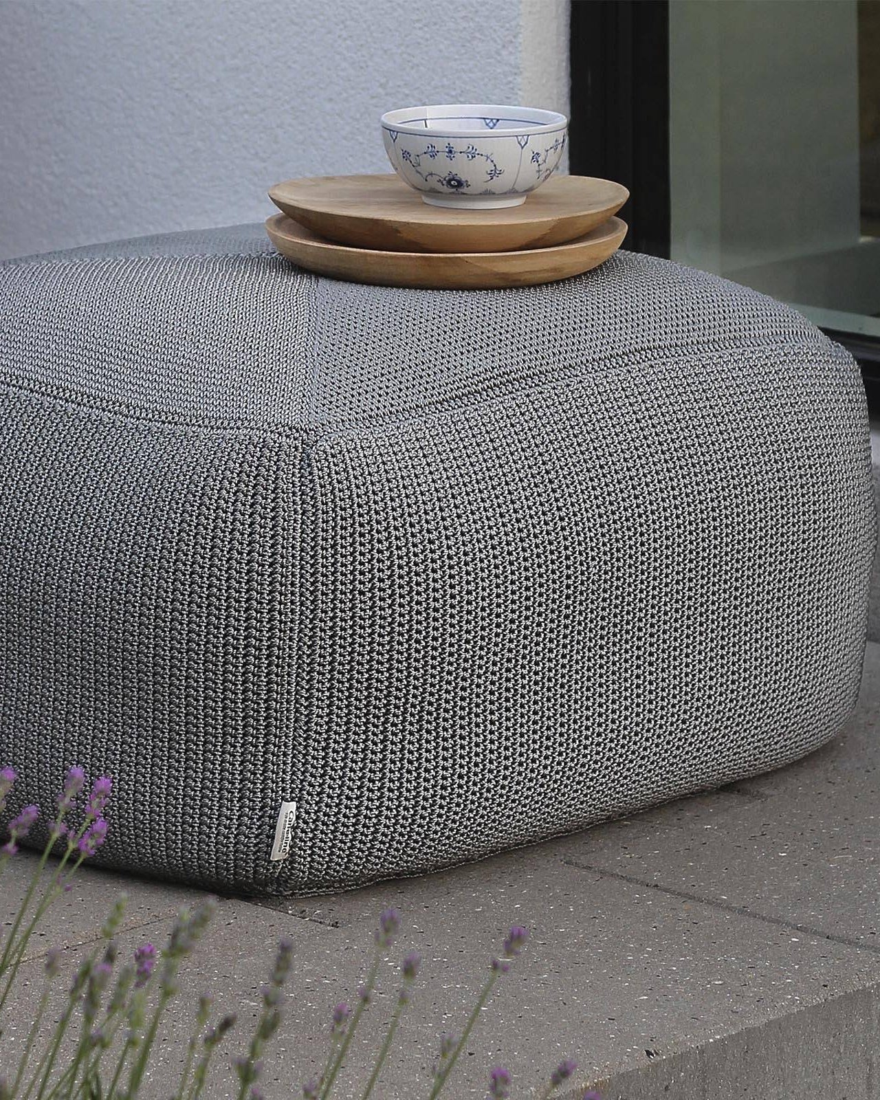 DIVINE FOOTSTOOL 55X55 Cane-line