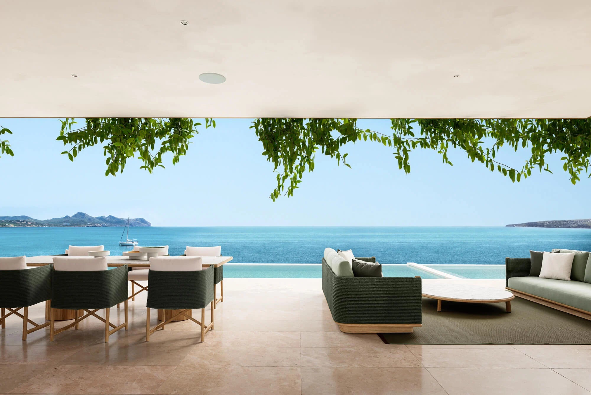 Giro 3-seater sofa | 28C aluminum base | Soga 475