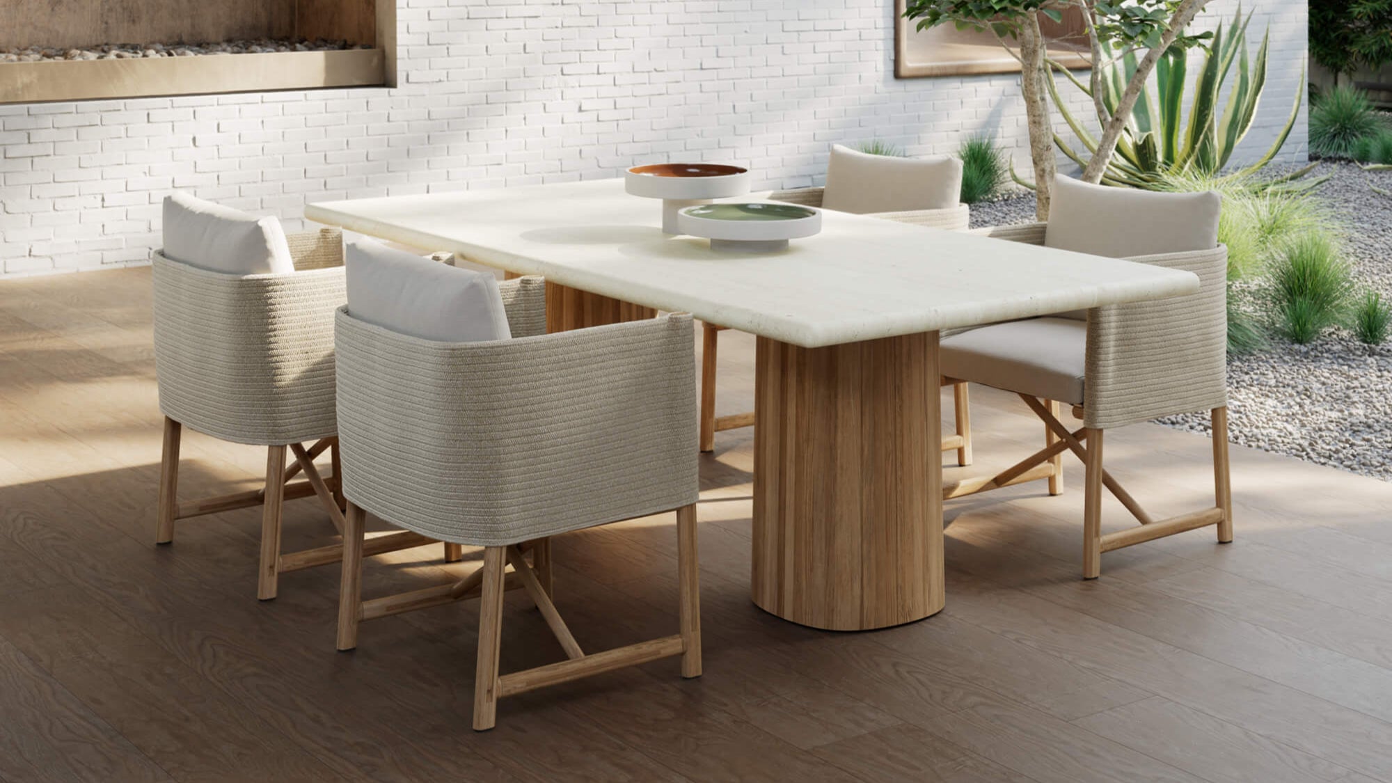 Giro dining table 290x108 | CM4 Royal Black Ceramics