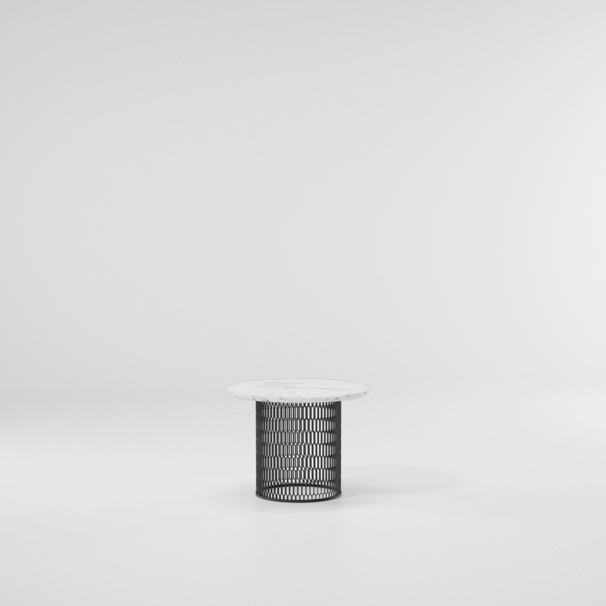 Mesa auxiliar Mesh Ø60 | Superficie de Mármol