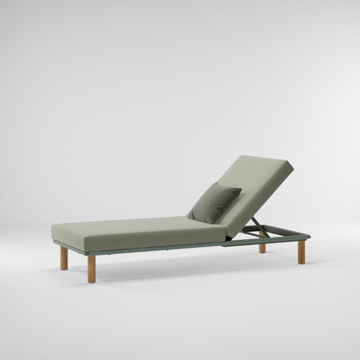 Tumbona Bitta | Pie de teca N00 | Cuerda Z23