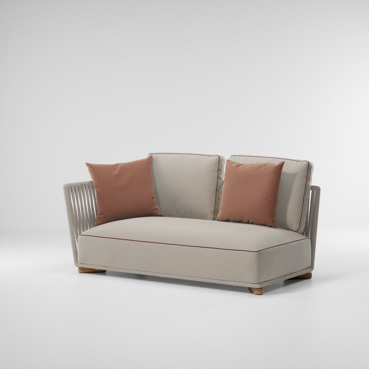 Módulo de esquina izquierda Grand Bitta | Cuerda Z05 | Cojín de asiento 07L