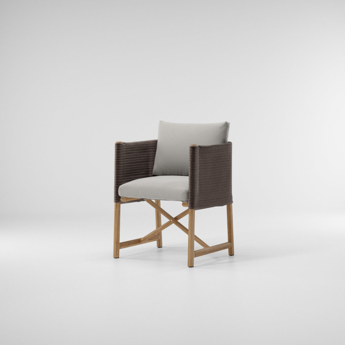 Sillón de comedor plegable Giro 485 Soga | 08L Porous Grey Terrain Elements