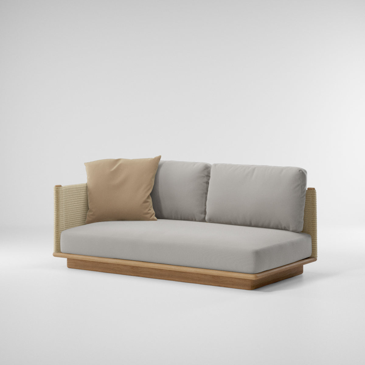 Left corner module Giro | Teak base | Soga 455