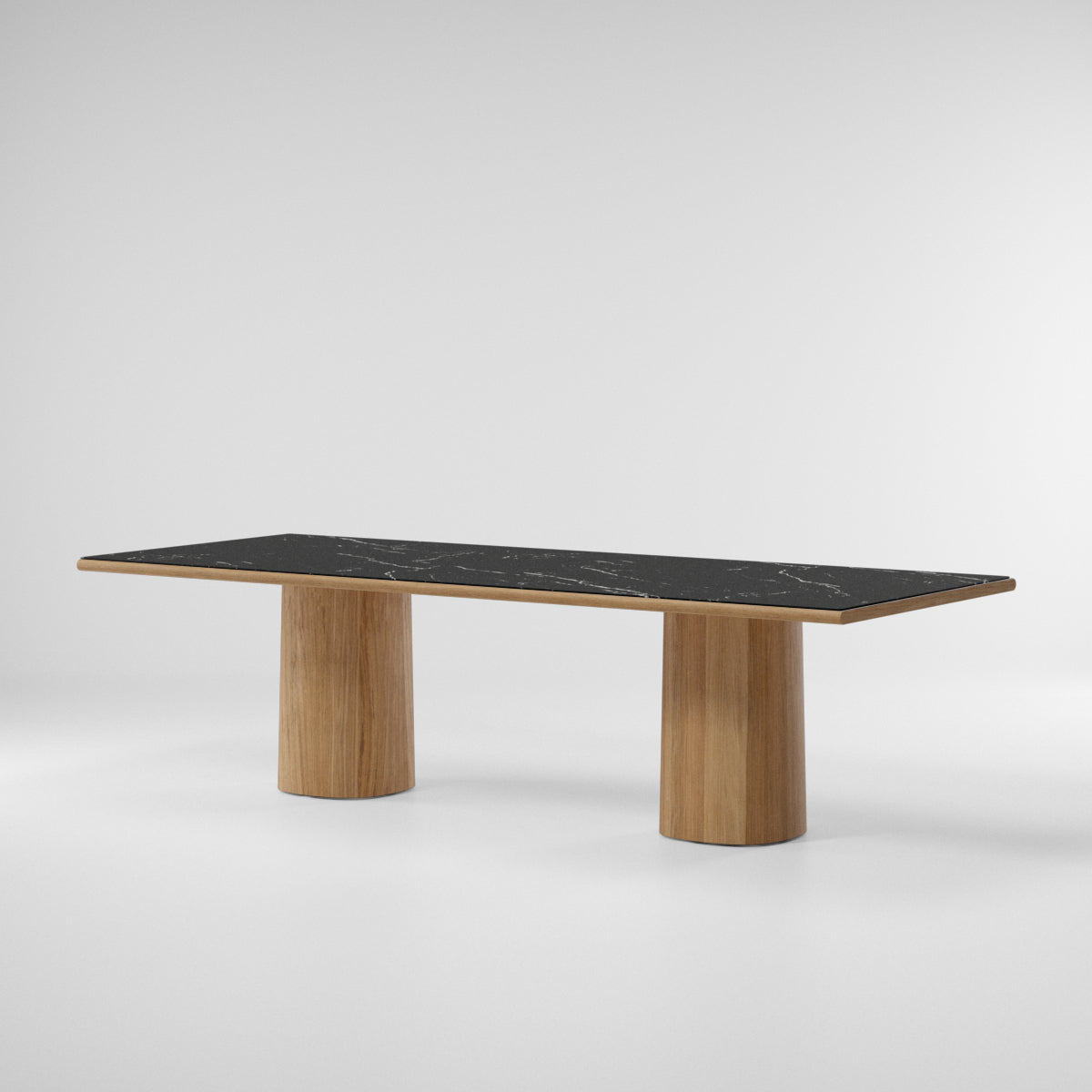 Giro dining table 220x108 | CM4 Royal Black Ceramics