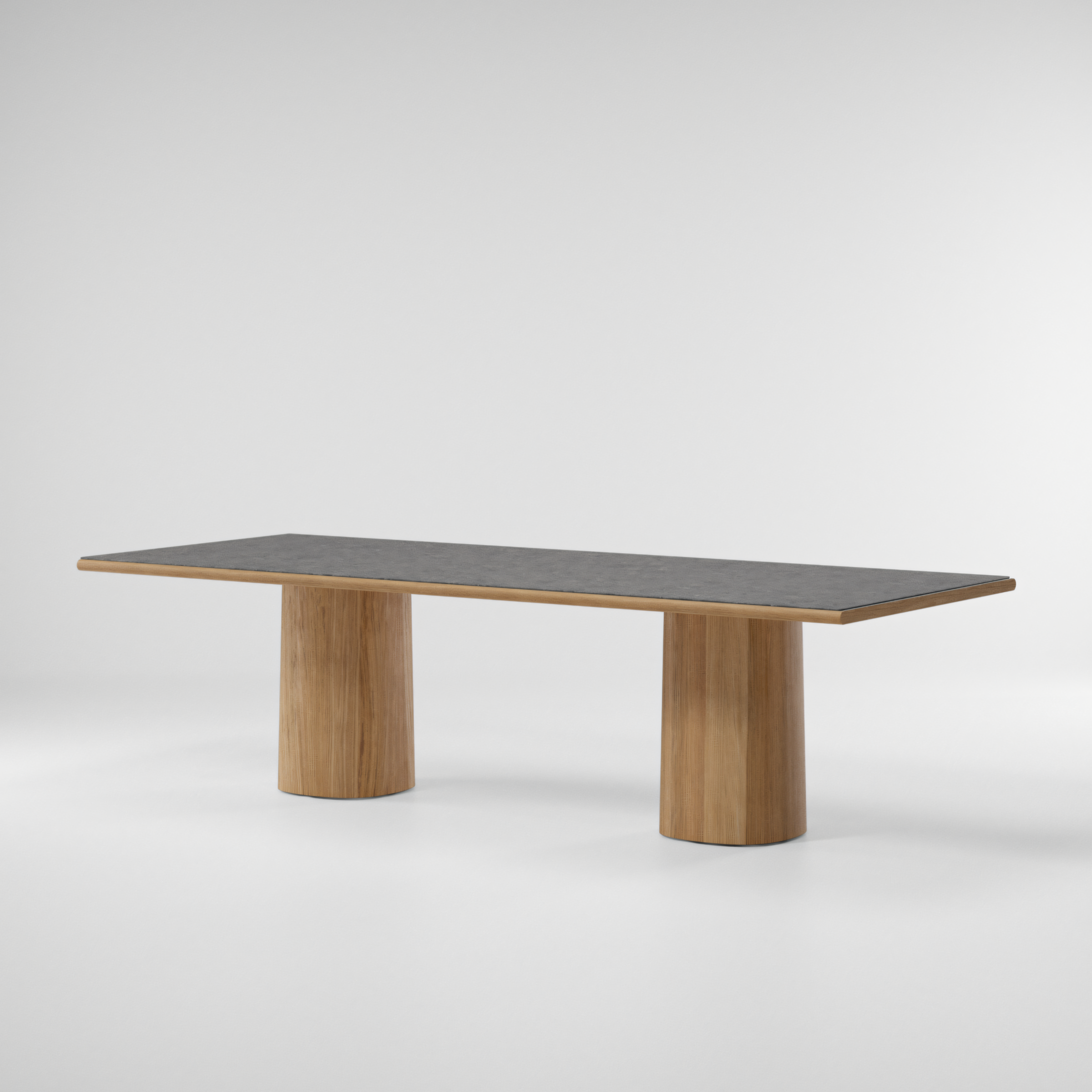 Giro dining table 220x108 | CM2 Du Gent Gray Ceramics