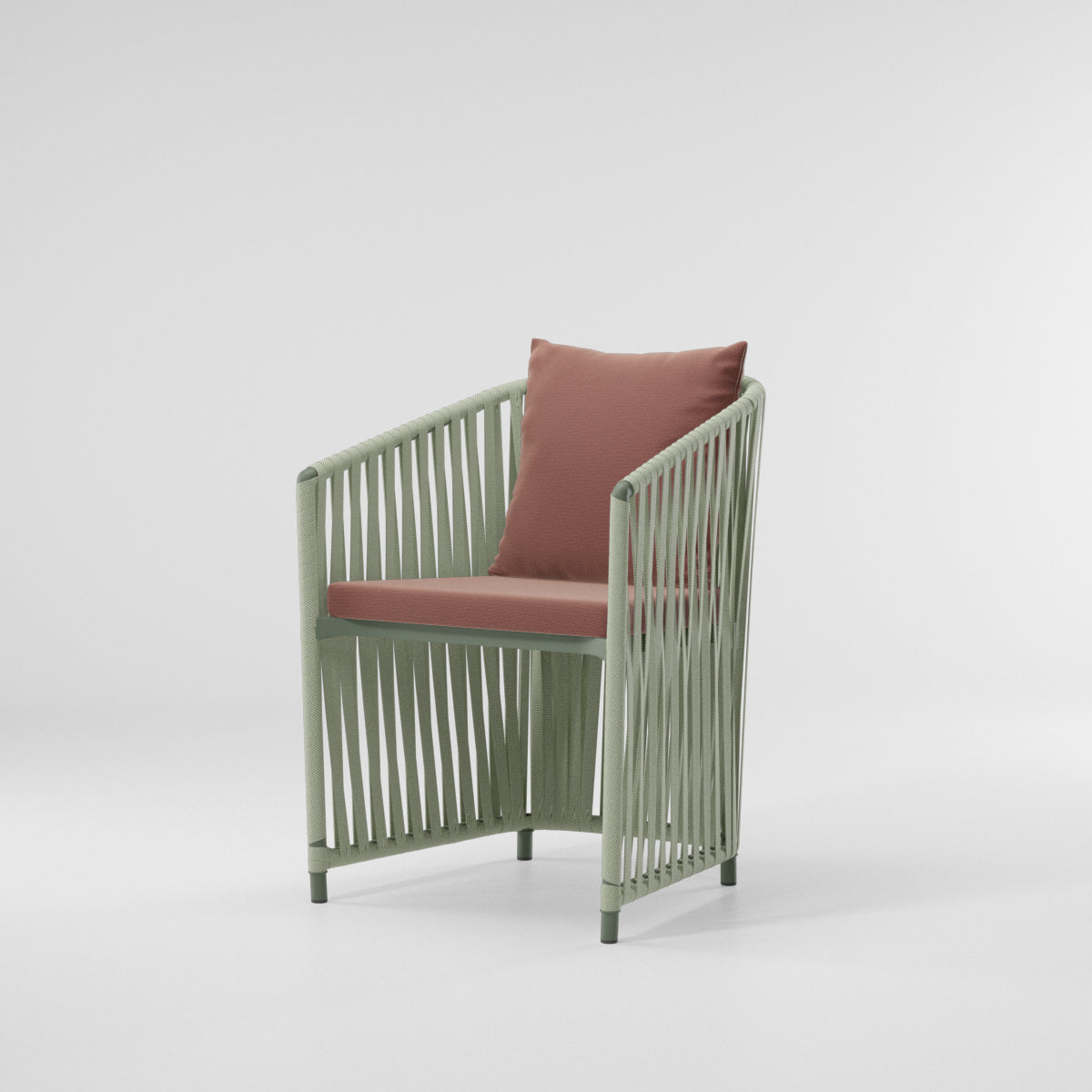 Sillón comedor Bitta Lounge | Cuerda Z04 | Asiento 17L