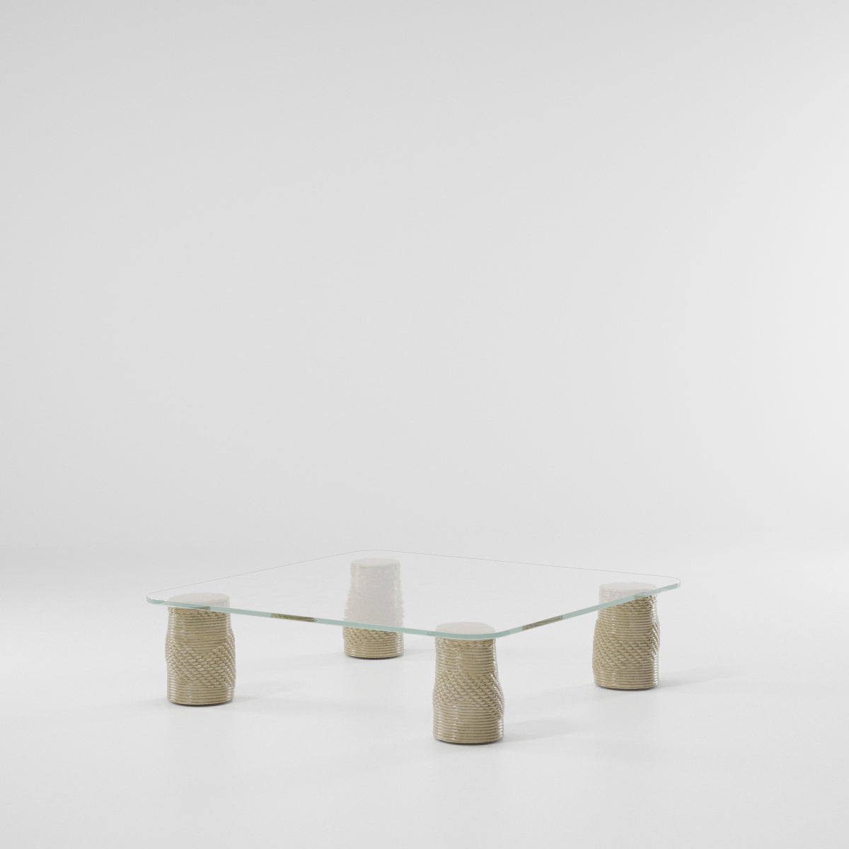 Plumon coffee table 120x120 | 383 Topaz