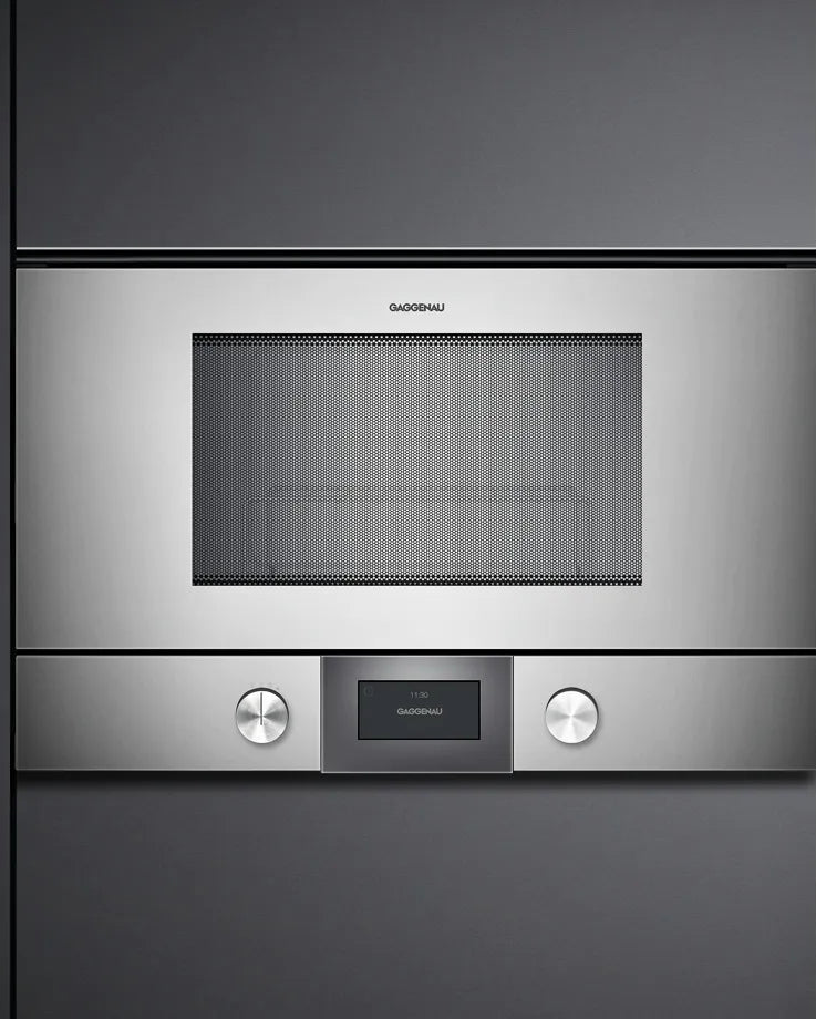 200 Series Built-In Microwave with Right-Hand Door, Metallic