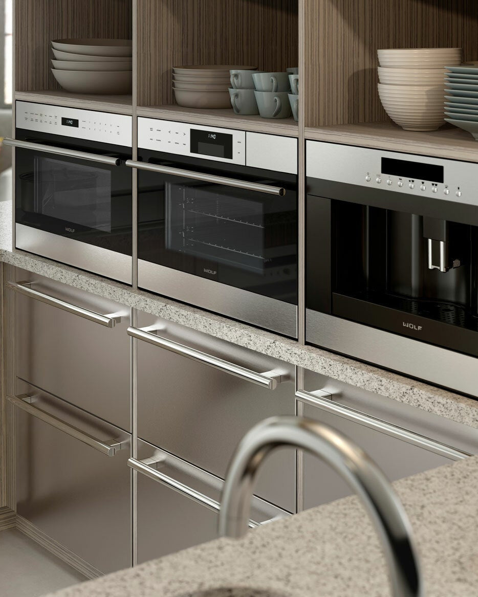 762mm integrated refrigerator drawers with professional handles