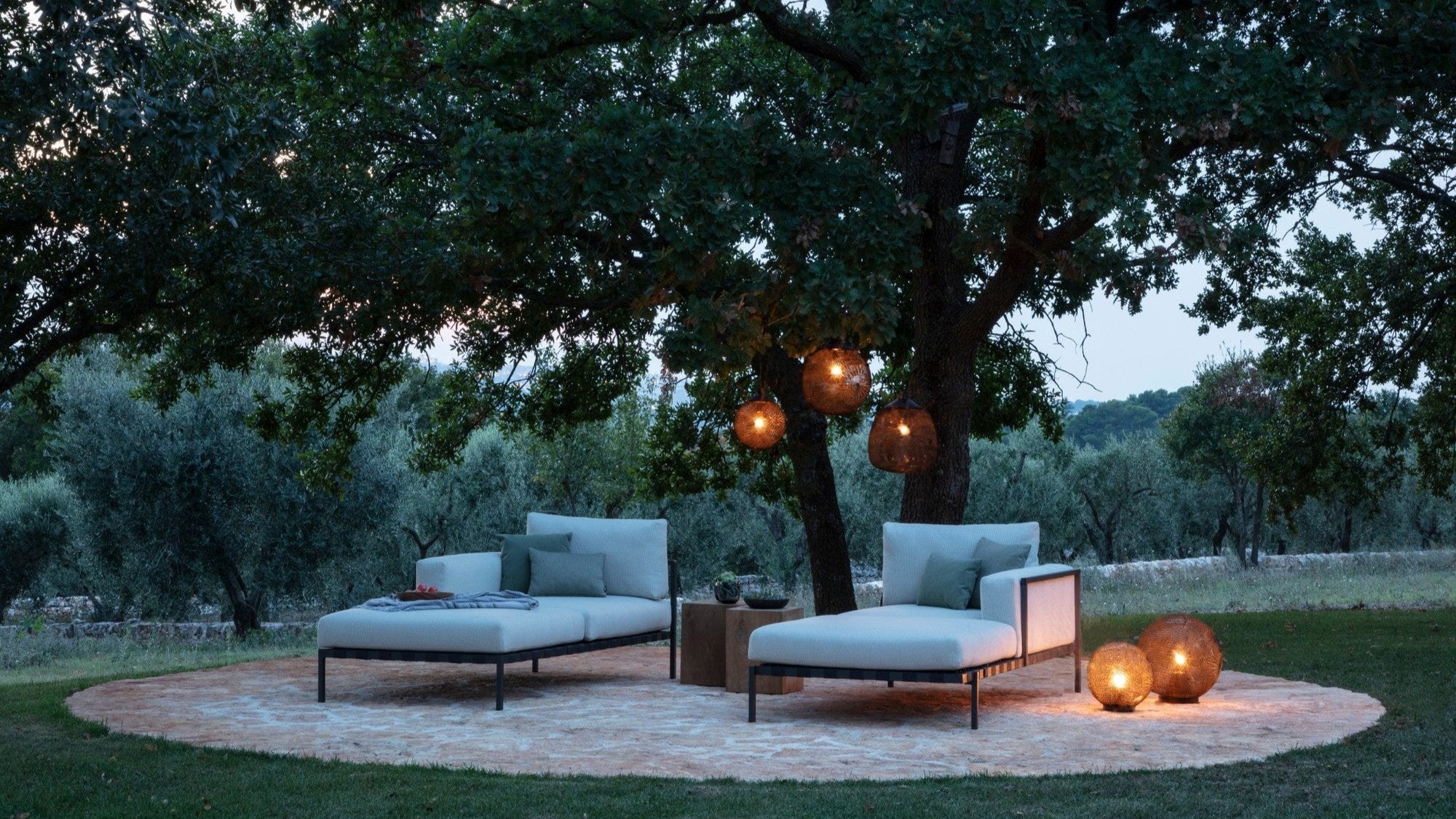 Lámparas de pie de exterior Monsieur Tricot