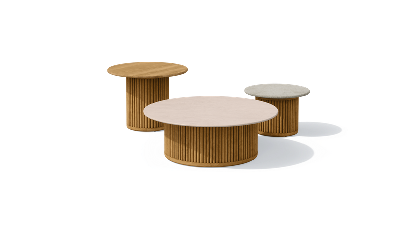 Mesa auxiliar de exterior Otto