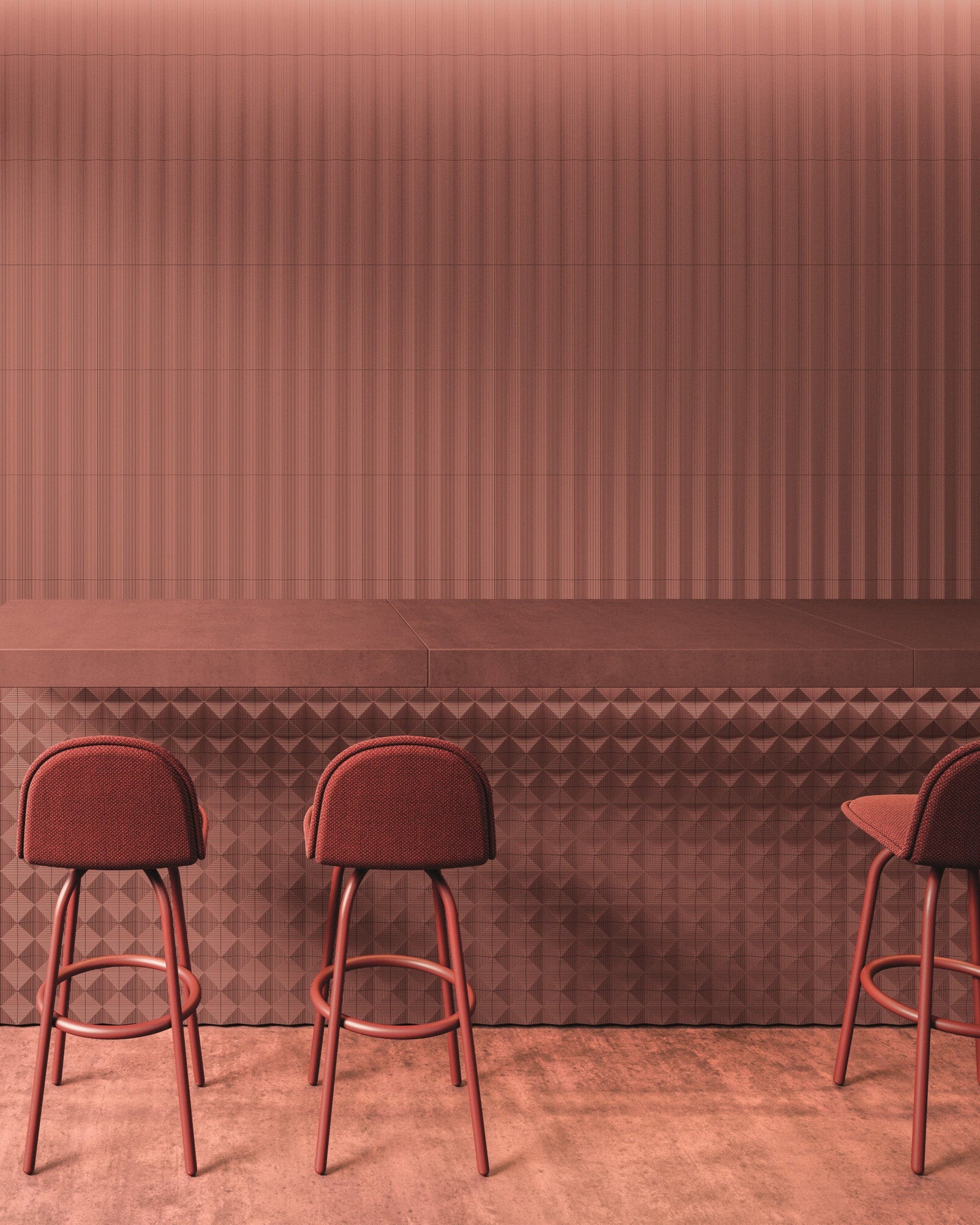 PIQUE Waffle ceramic wall tiles by ESTUDI{H}AC